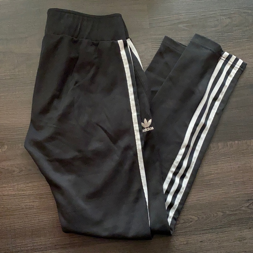 Adidas Track Pants with zippers on bottom legs